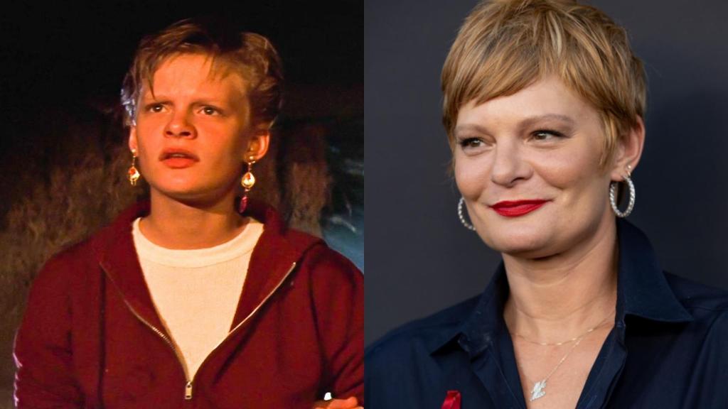 Martha Plimpton en 'Los Goonies' y ahora