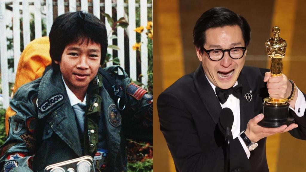 Ke Huy Quan en 'Los Goonies' y ahora