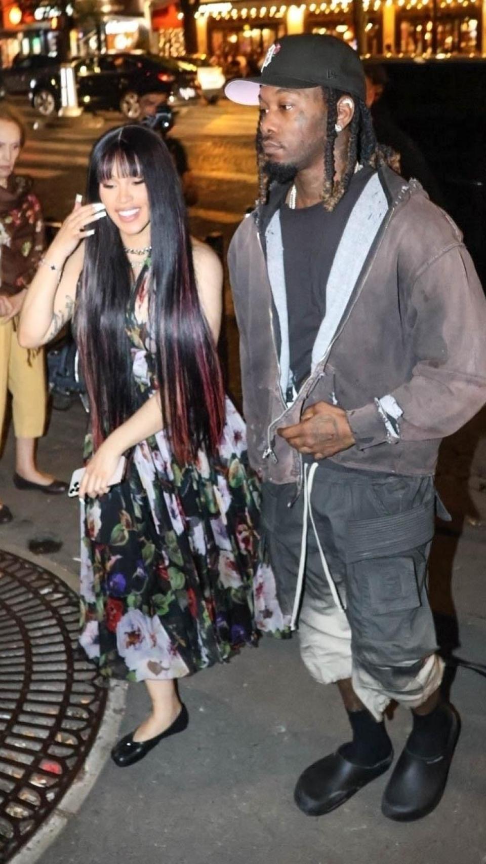 Cardi B y Offset en una de sus últimas apariciones juntos.