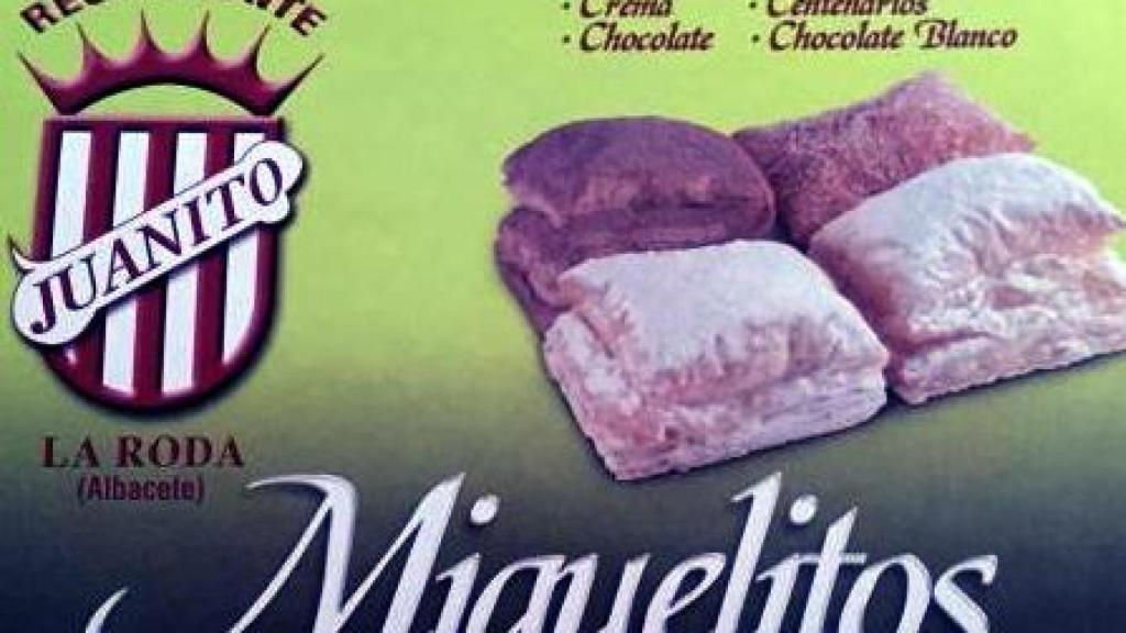 Caja de Miguelitos de Juanito en La Roda.