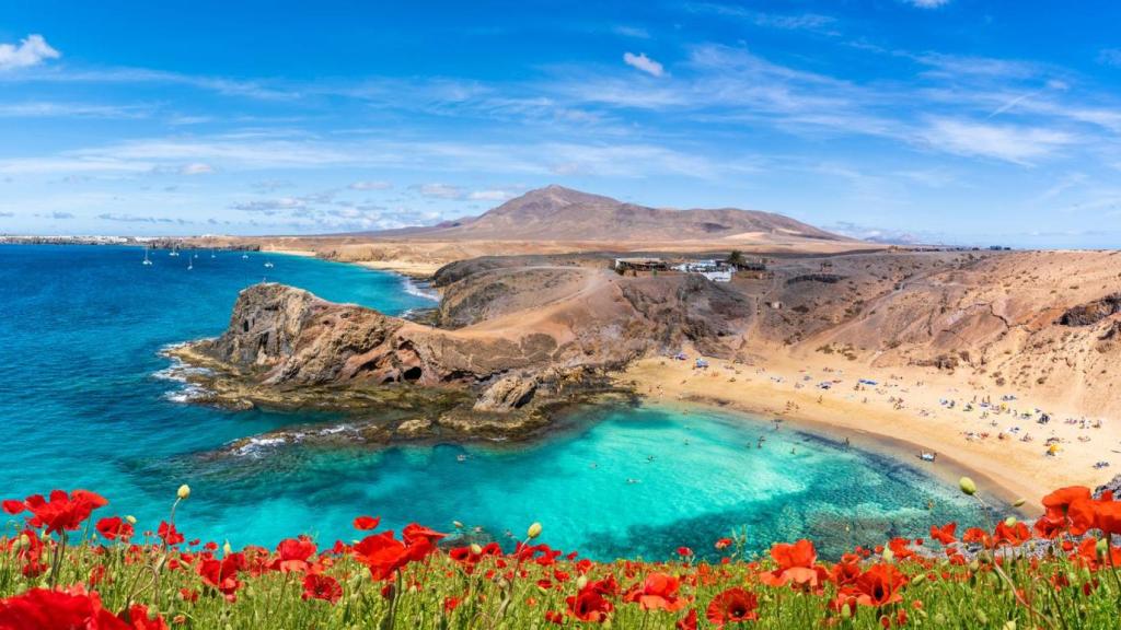 Playa de Papagayo, en Lanzarote.