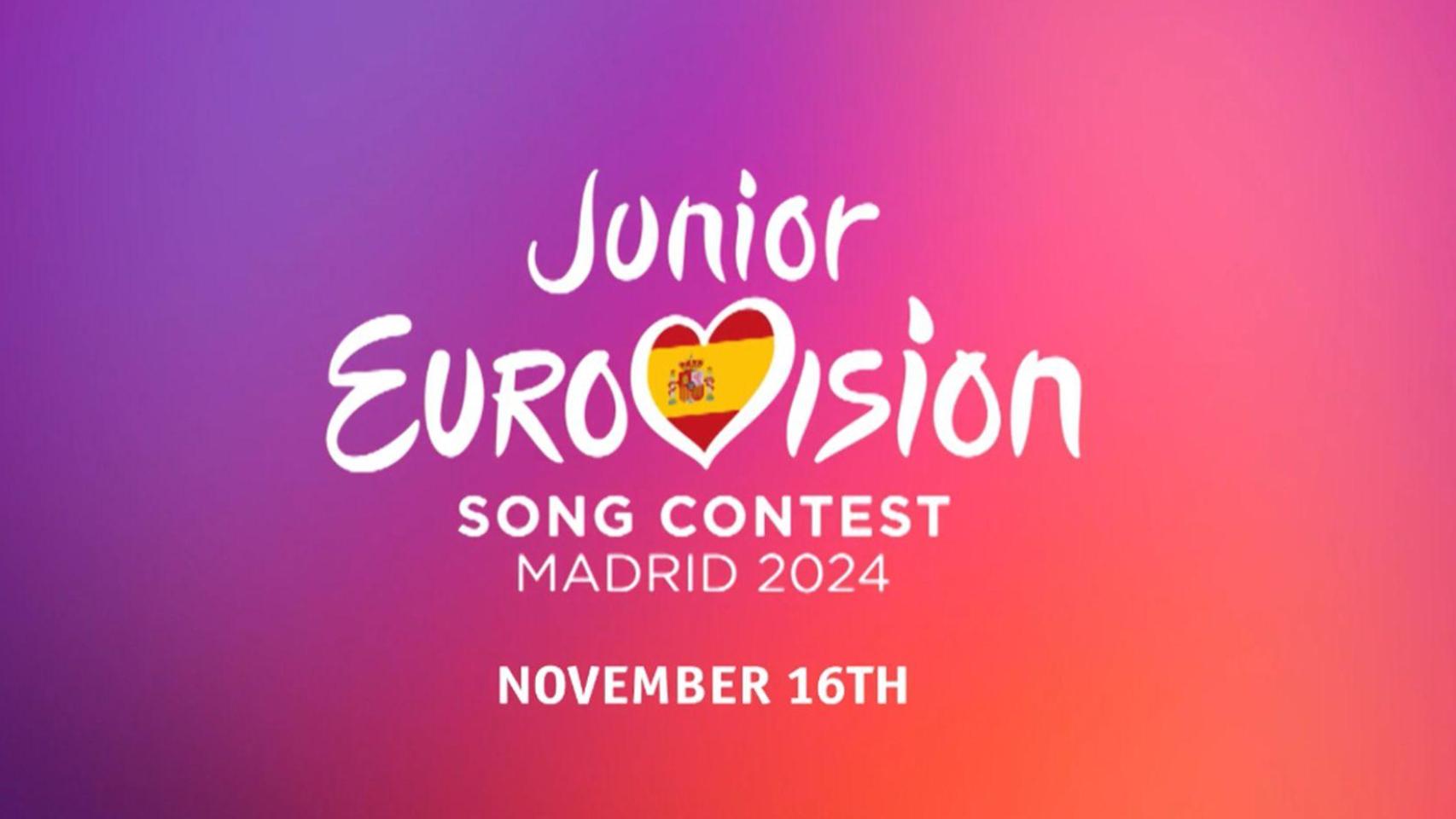 Logo de Eurovision Junior 2024, que se celebrará en Madrid