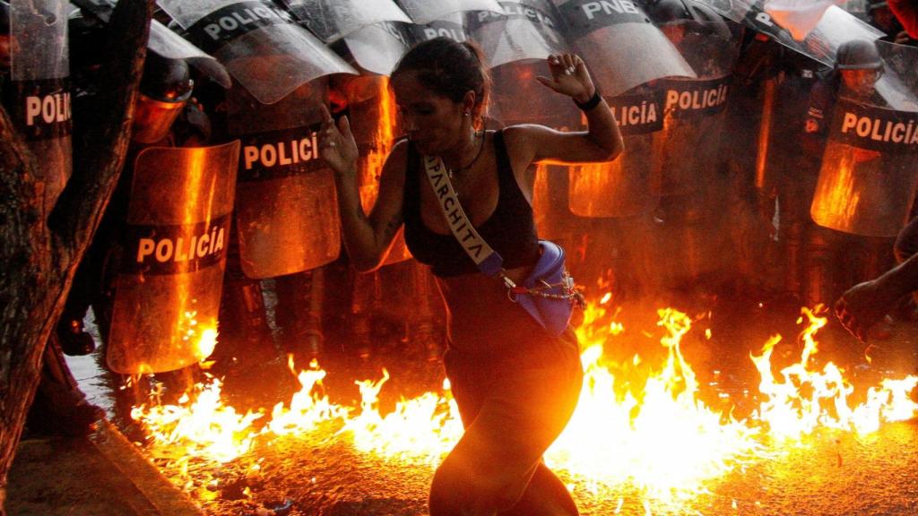 Protestas contra Maduro.