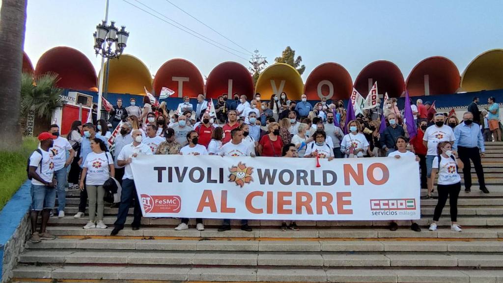 Manifestación de los trabajadores.