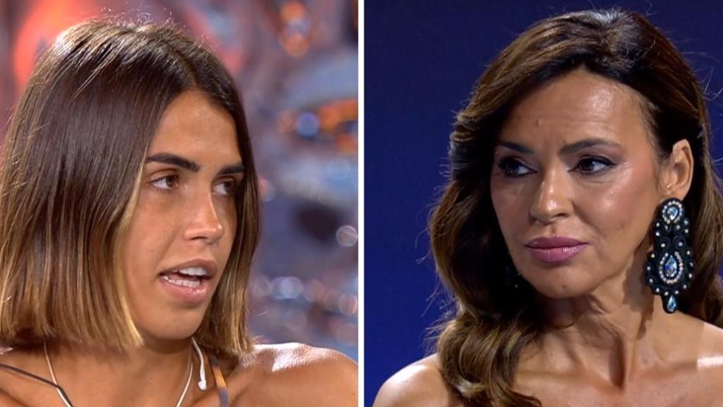 Sofía Suescun y Olga Moreno, en el debate final de 'Supervivientes All Stars'