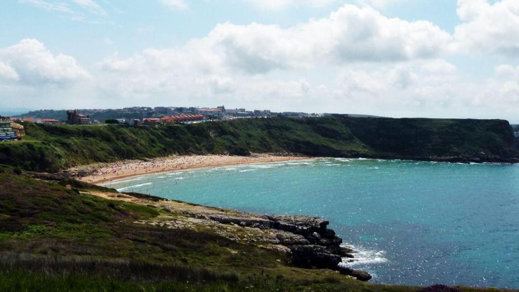 Playa de Los Locos, en Suances