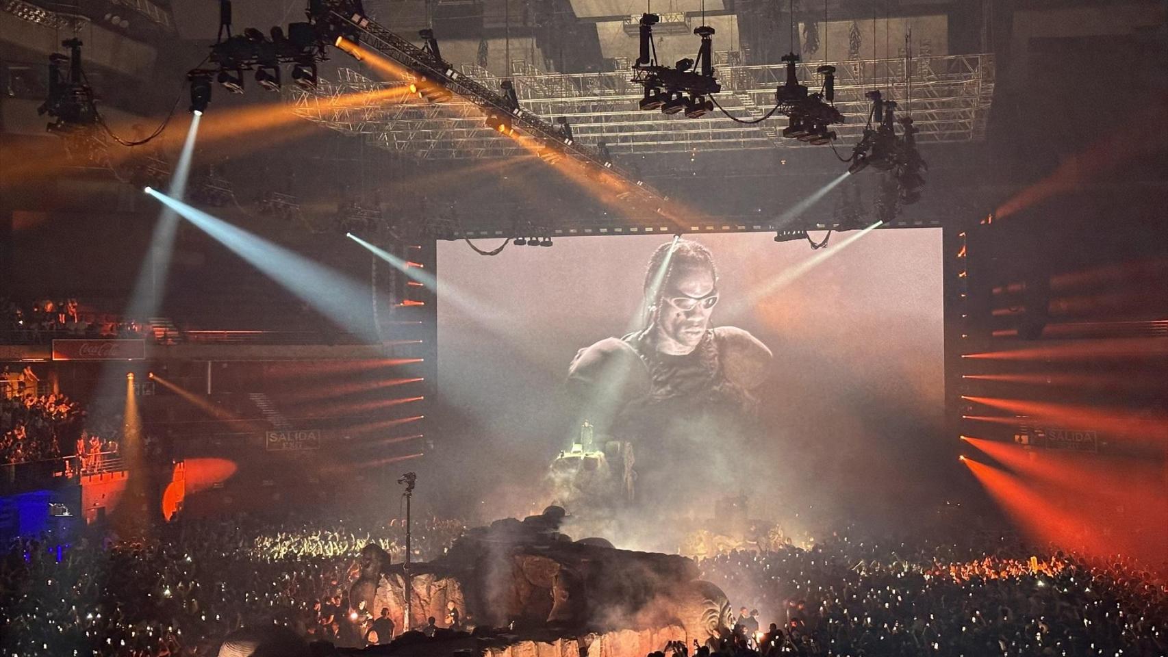 Concierto de Travis Scott en el WiZink Center. Foto: WiZink Center.