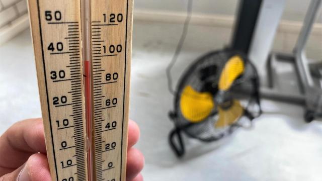 PSOE denuncia temperaturas de más de 40ºC en el gimnasio del IMD en el Estadio de Atletismo de Albacete.