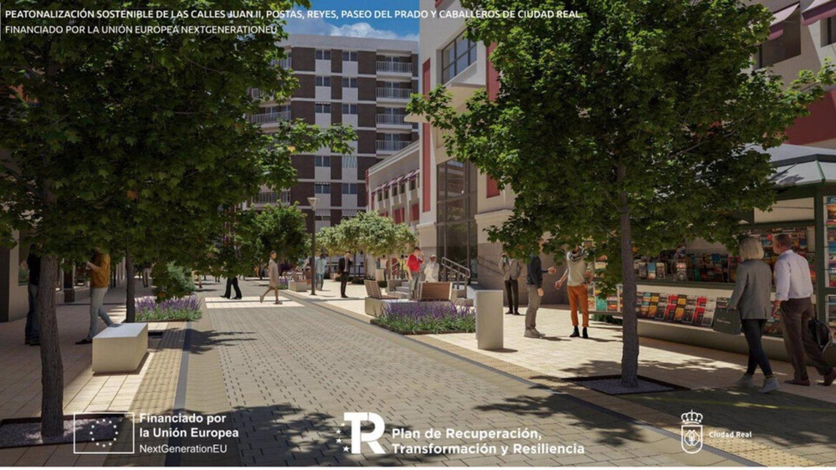 La zona de bajas emisiones de Ciudad Real se limitará únicamente a las calles peatonales.