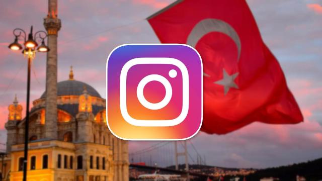 Turquía con logo de Instagram