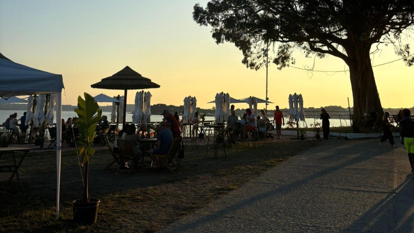 Terraza del camping