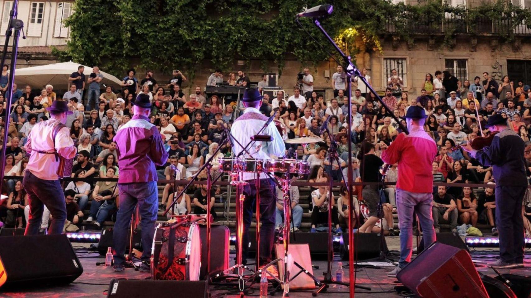 Edición anterior del festival 'Feito á Man', en Santiago.