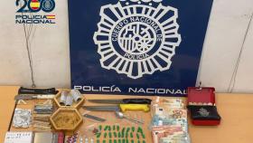 Incautación policial de varios puntos de droga en Sevilla
