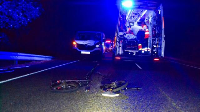 Atropello a un ciclista de 70 años en Ourense.