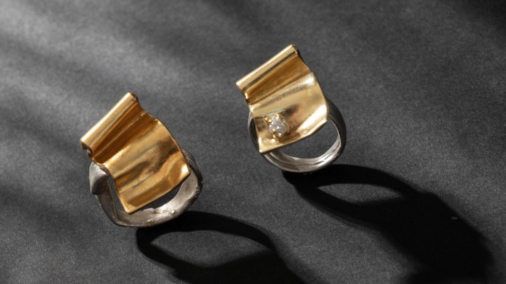 Anillos diseñados por Ángela Lago.