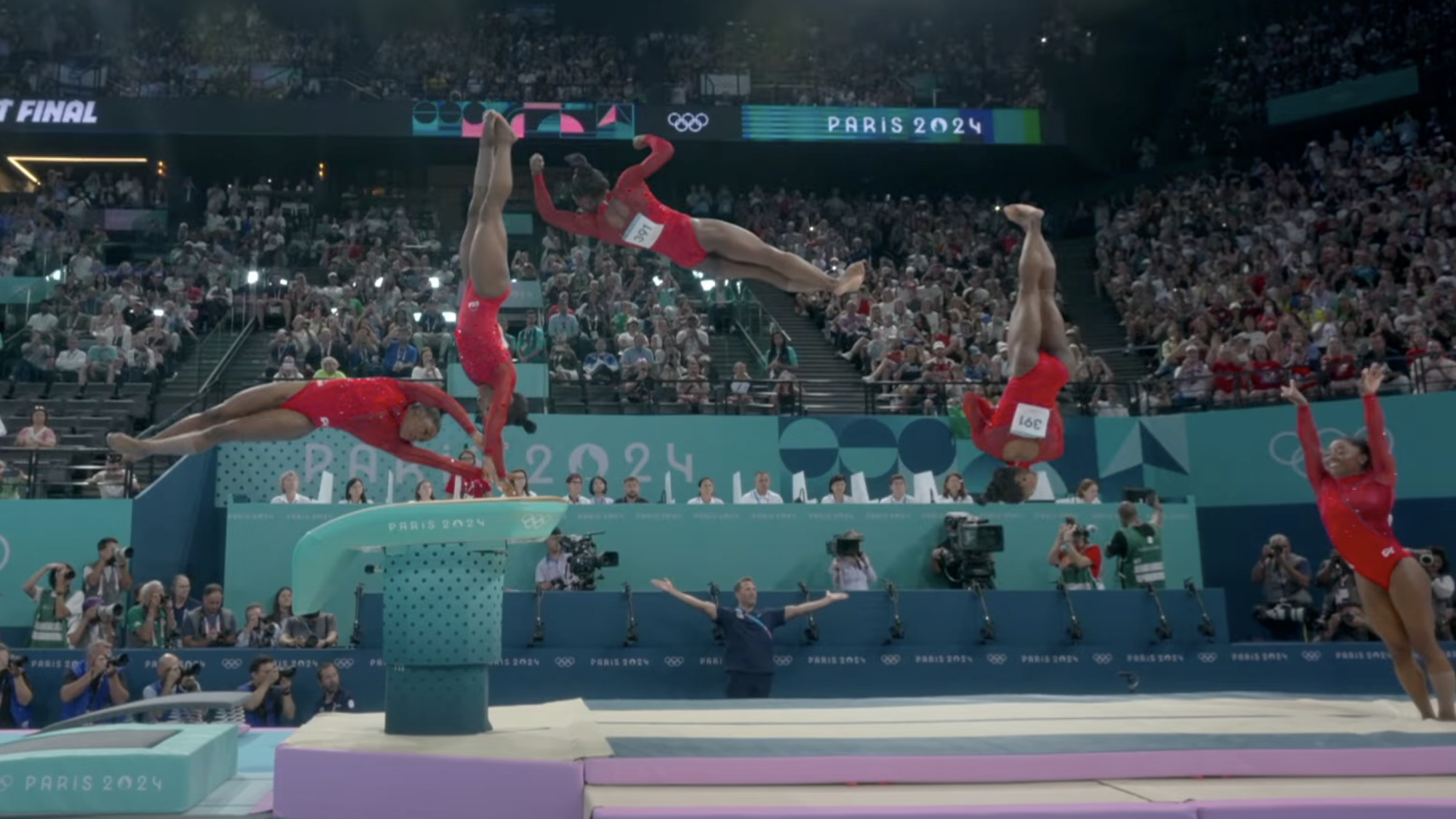 El salto de campeón de Simone Biles