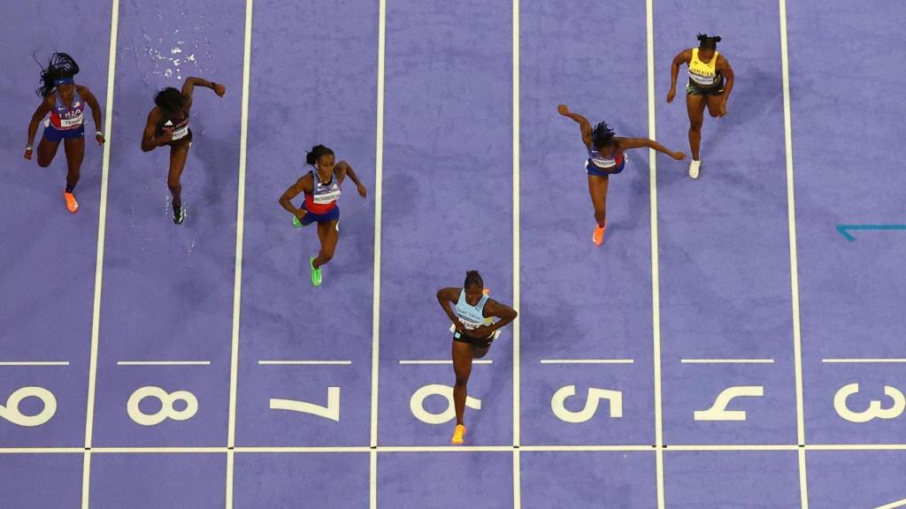 Julien Alfred logra imponerse en la final de los 100 metros lisos en los JJOO de París 2024