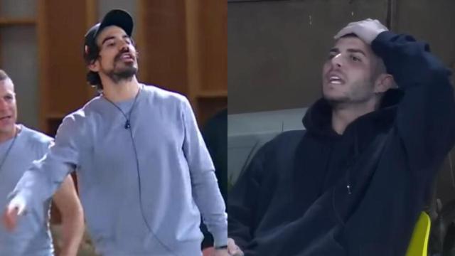 Sebastián Ramírez y Manuel Napoli en 'Gran Hermano Chile 2'.