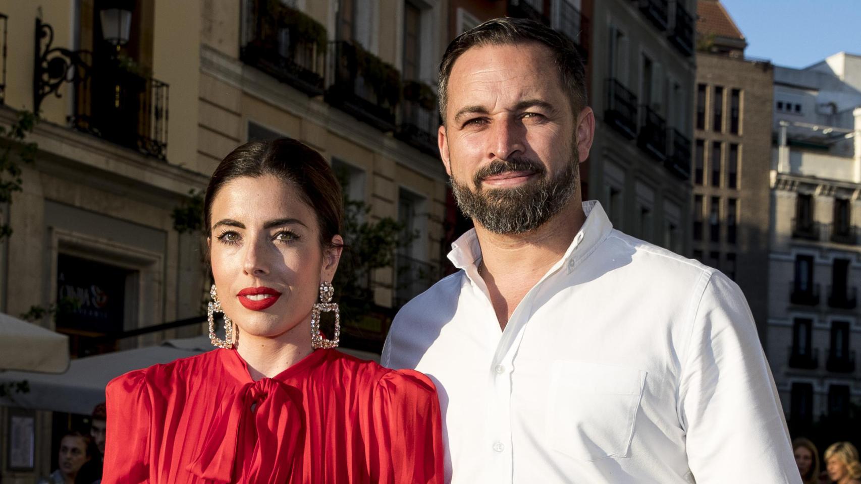 Lidia Bedman y Santiago Abascal en una imagen de archivo.