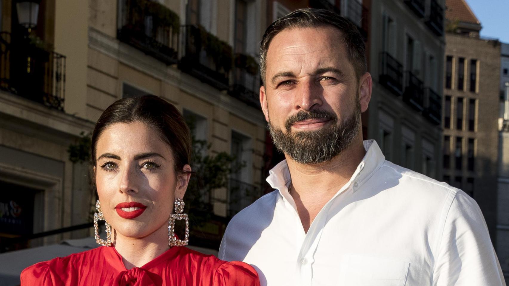 Lidia Bedman y Santiago Abascal en una imagen de archivo.