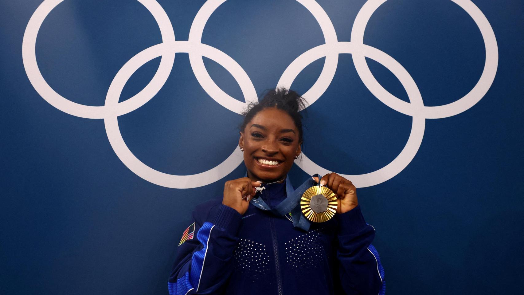 Simone Biles, con su oro del ejercicio completo individual en los JJOO de París 2024