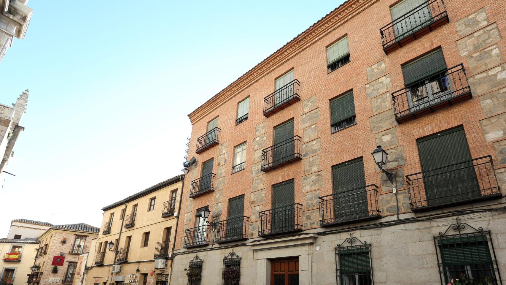 Un edificio de viviendas en el Casco Histórico de Toledo.