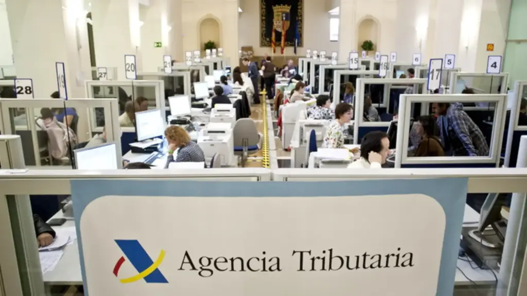 Instalaciones de una delegación de la Agencia Tributaria.