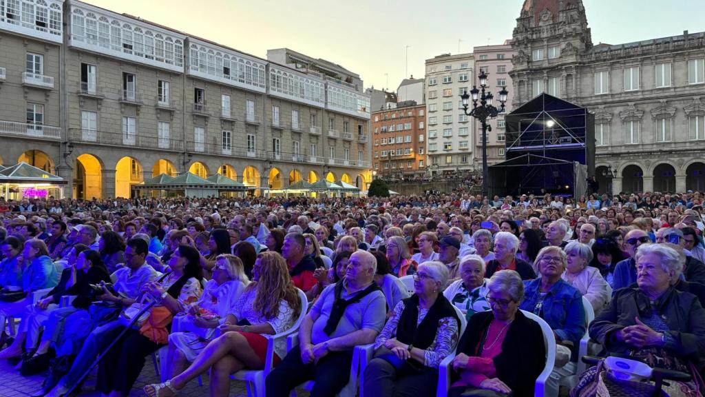 Concierto de Los Panchos en las Fiestas de María Pita de A Coruña