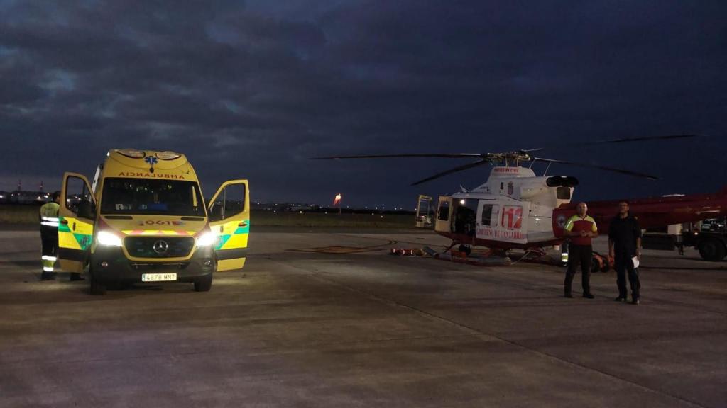 Aeropuerto Seve Ballesteros donde fue evacuado el vallisoletano