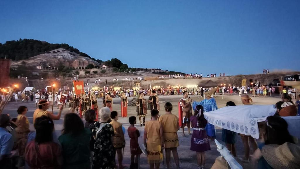 Fiesta nocturna en Cabezón de Pisuerga