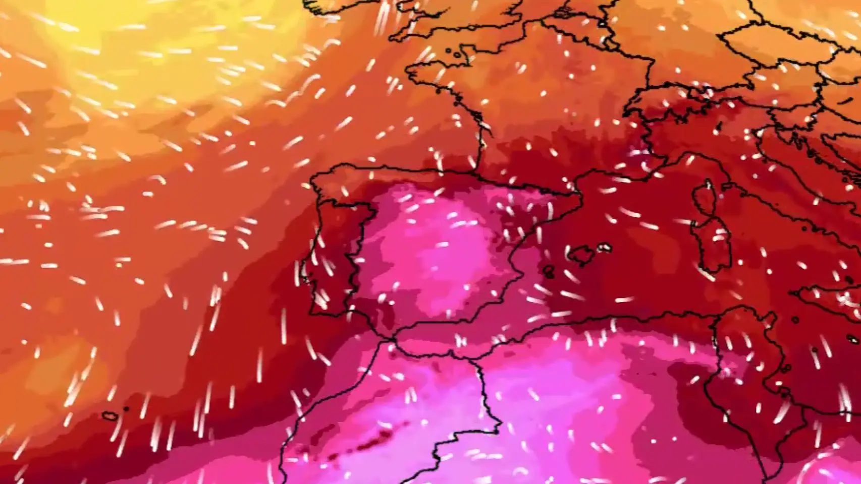 Mapa de temperatura en España