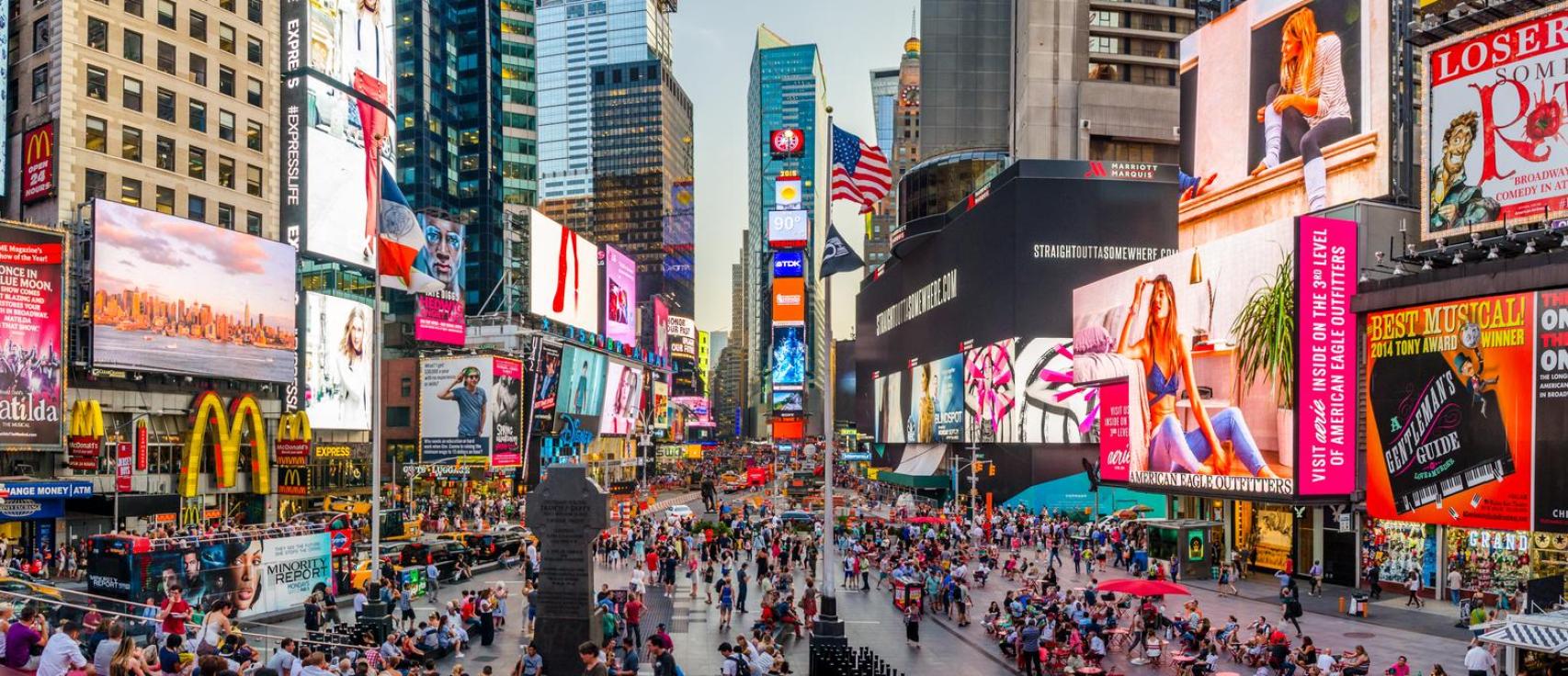 Panorámica de Times Square