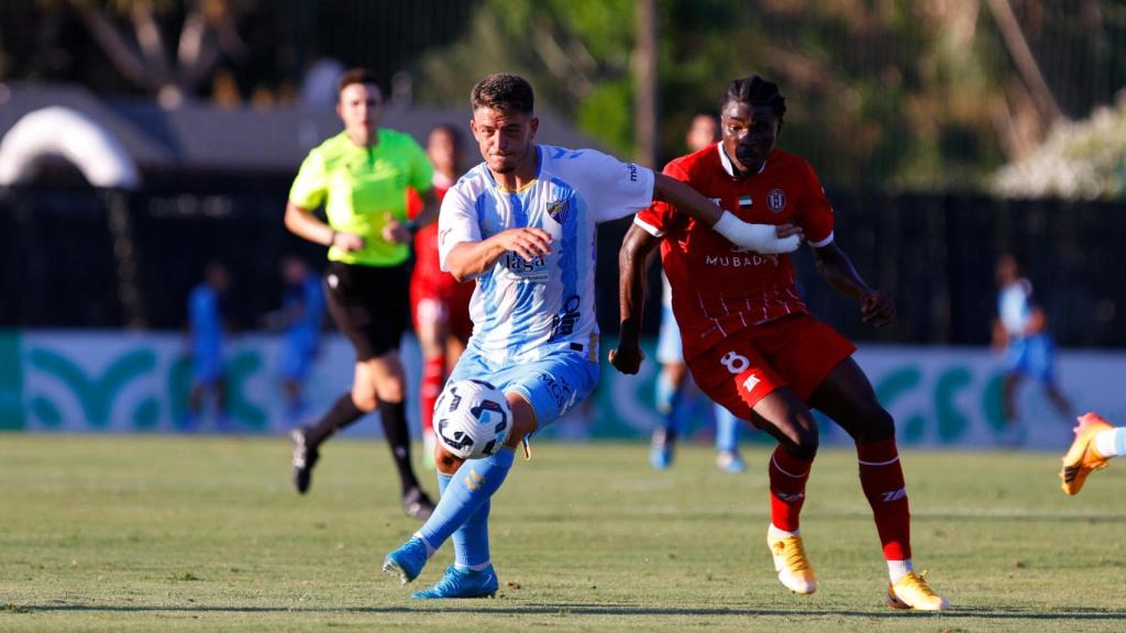 Dani Lorenzo, jugador del Málaga CF