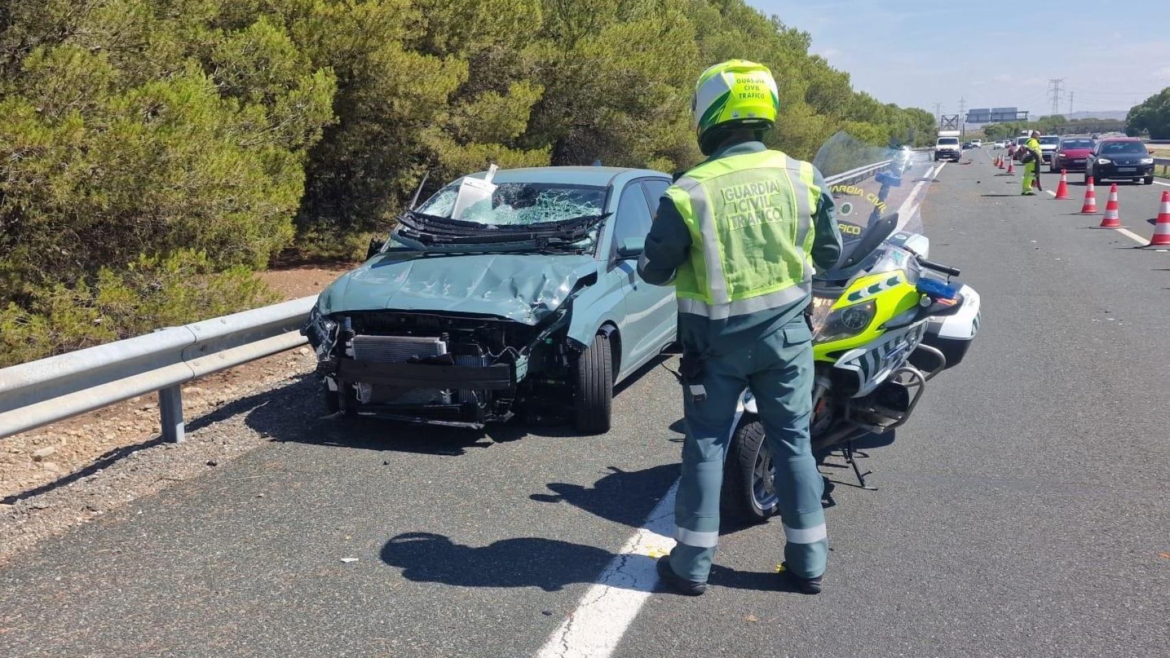 Imagen de archivo de un accidente de tráfico.