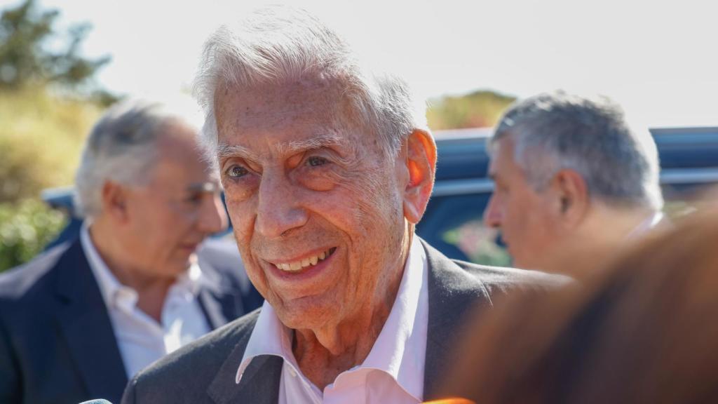Mario Vargas Llosa en una fotografía tomada en octubre de 2023, en Madrid.