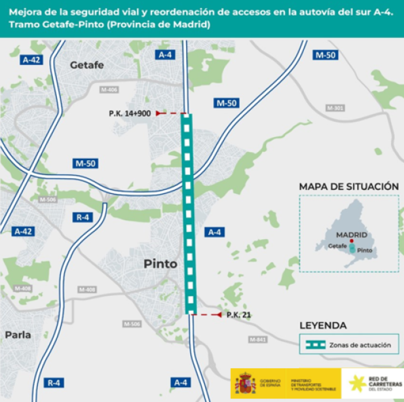 Proyecto de mejora de la A-4.