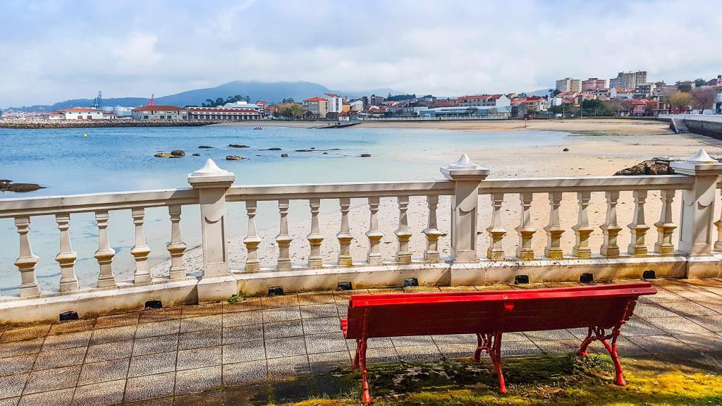 Vista del barrio marinero de Vilaxoán