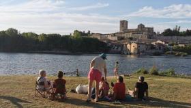 Playa de los Pelambres, en Zamora.