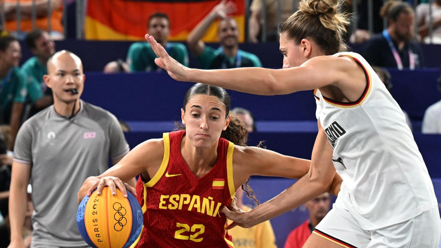 Juana Camilion, en la final de los Juegos Olímpicos de 3x3.