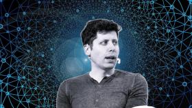 Sam Altman, CEO de OpenAI, en un montaje