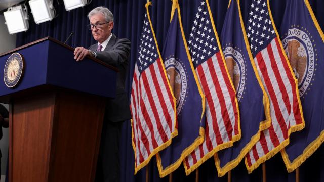 Jerome Powell, presidente de la Reserva Federal, durante la rueda de prensa posterior a la reunión de política monetaria del pasado miércoles.