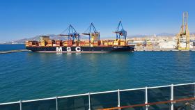 MSC Cargo en el Puerto de Málaga.