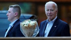 Joe Biden este domingo en Wilmington, Delaware.