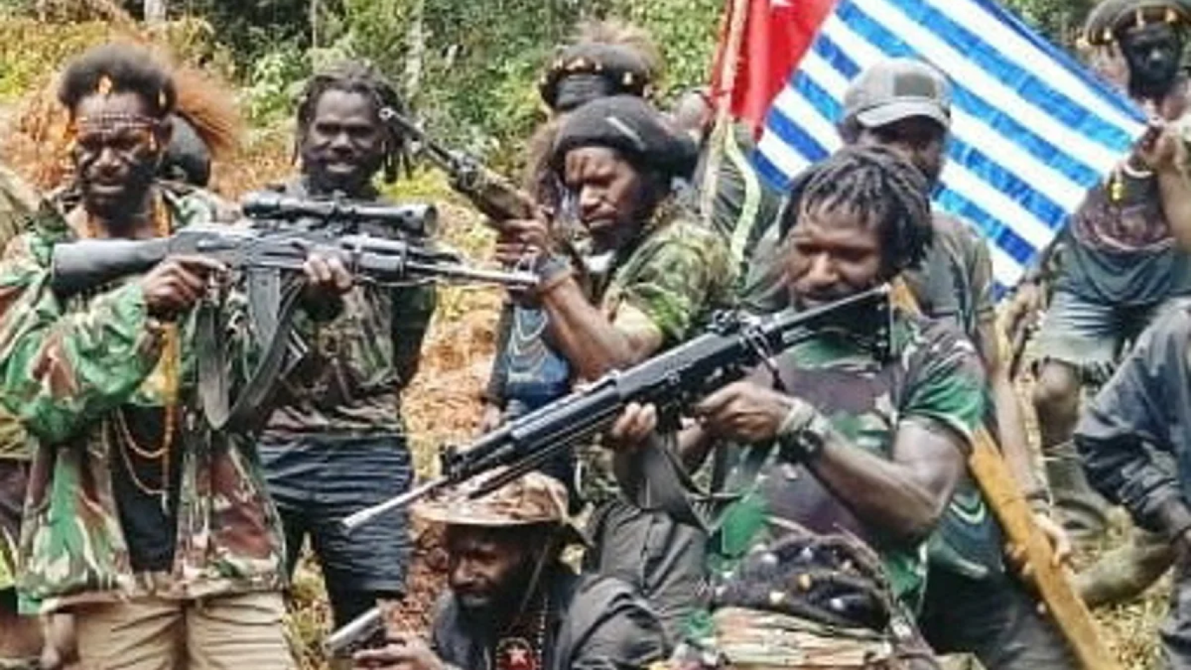 Rebeldes separatistas de Papúa.
