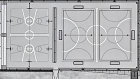 Proyecto de la pista multideporte de Os Rosales