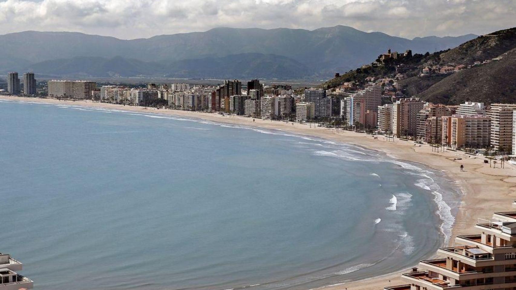 Vista de la playa de Cullera.