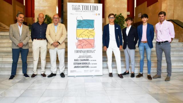 Presentación de la final del III Trofeo 'Domingo  Ortega' en la Diputación de Toledo.