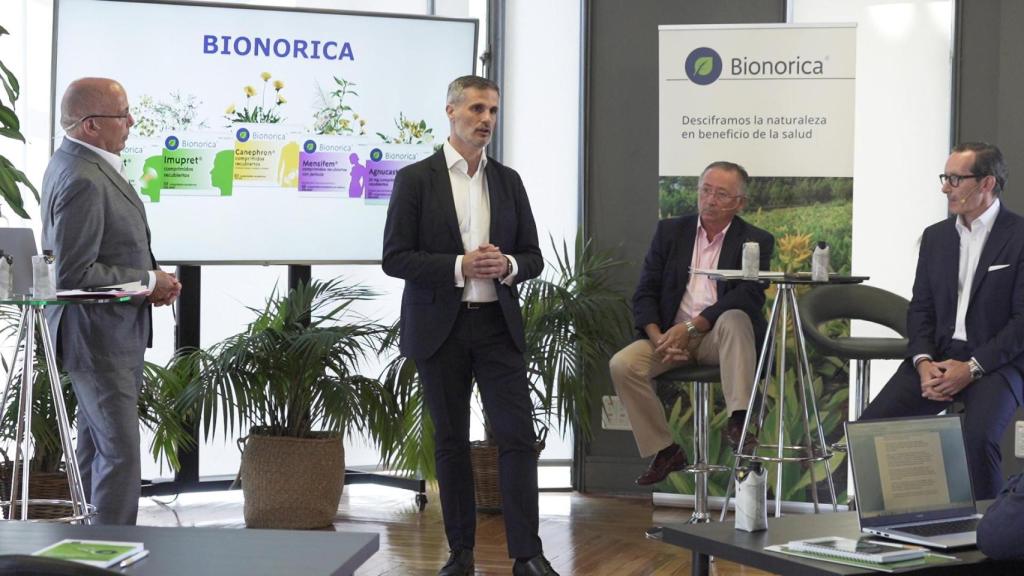 Pedro Beltrán-Huertas , Country Head de Bionorica España en la presentación de la empresa.