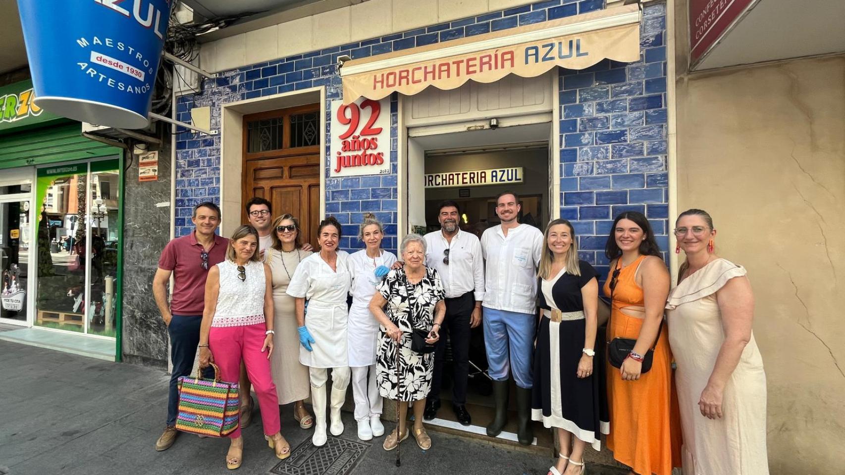 La Horchatería Azul de Alicante.