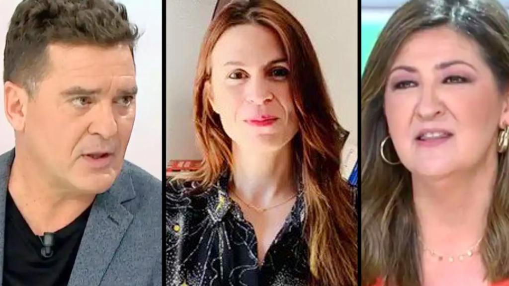 Los periodistas Carlos Quílez, Beatriz Osa y Cruz Morcillo